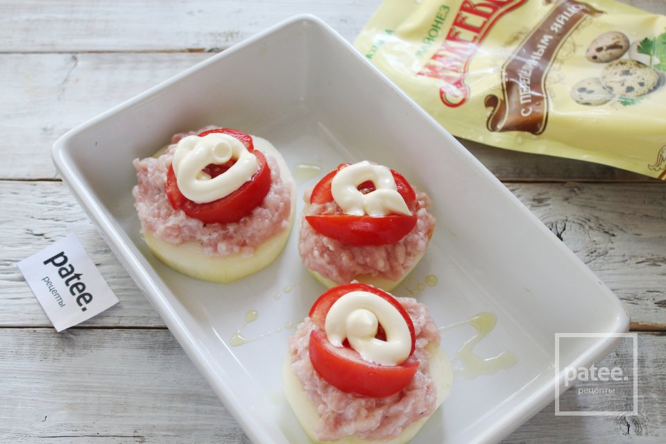 Фаршированные кабачки в духовке - Шаг 10