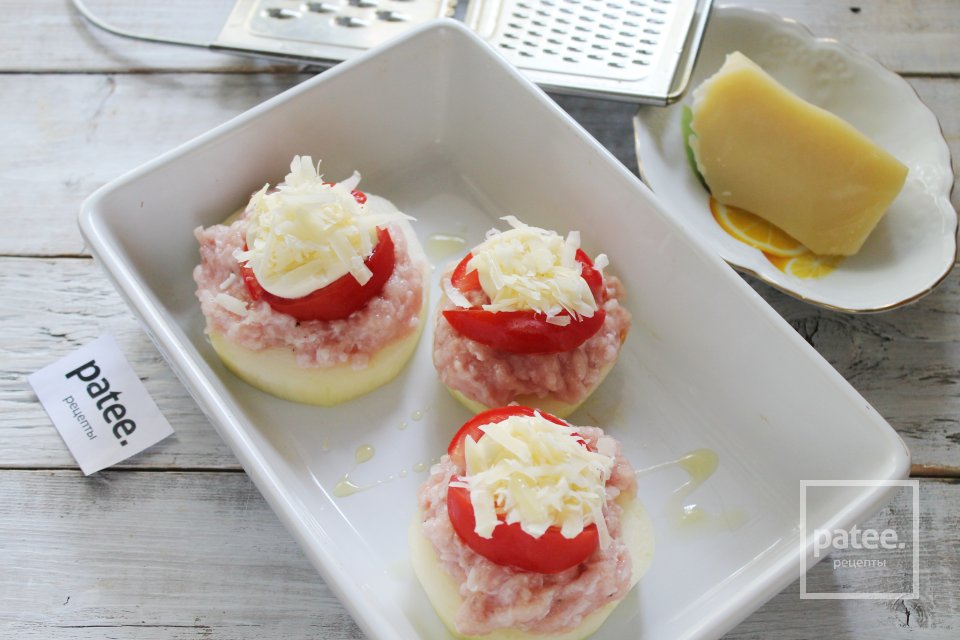 Фаршированные кабачки в духовке - Шаг 12