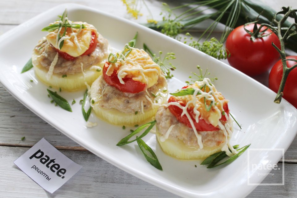 Фаршированные кабачки в духовке - Шаг 15