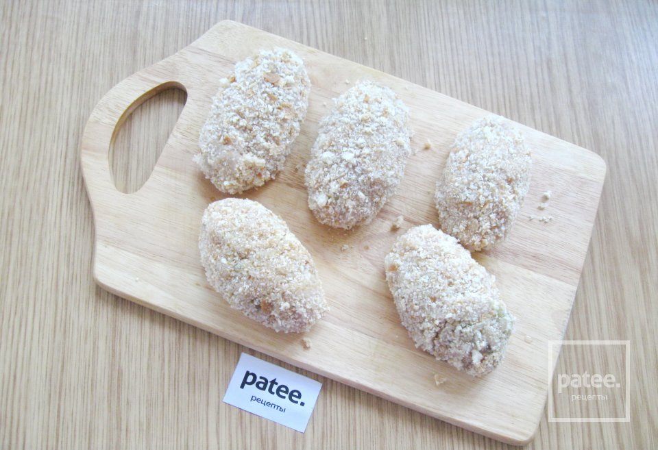 Мясные зразы с баклажанами - Шаг 17