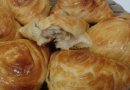 Слоёная самса с мясом
