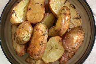 Запечённый молодой картофель