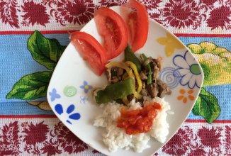 Блюдо для мамы с фасолью