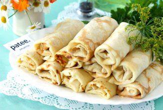 Блины с курицей