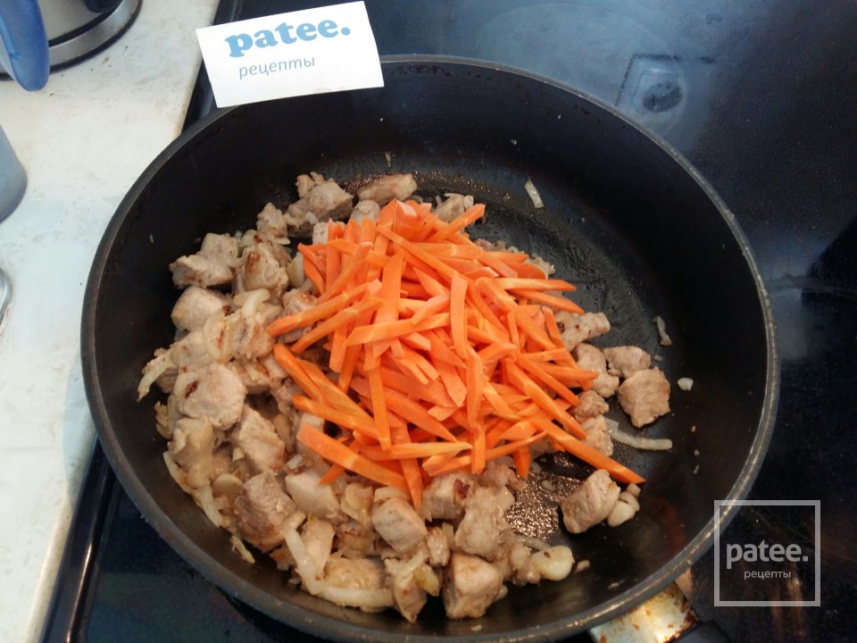 Паста с мясом и овощами по- восточному - Шаг 10