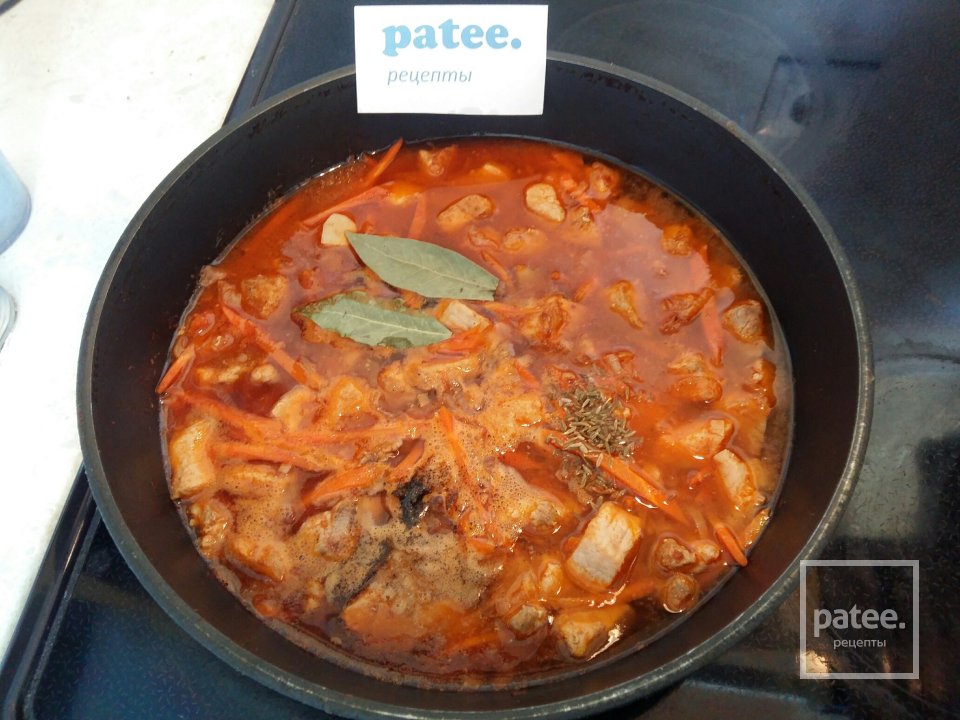 Паста с мясом и овощами по- восточному - Шаг 13