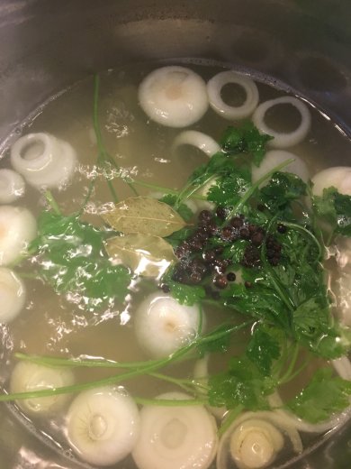 Воскресный свекольник с цветной капустой и телячьими язычками. - Шаг 4