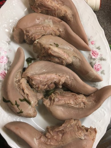 Воскресный свекольник с цветной капустой и телячьими язычками. - Шаг 5