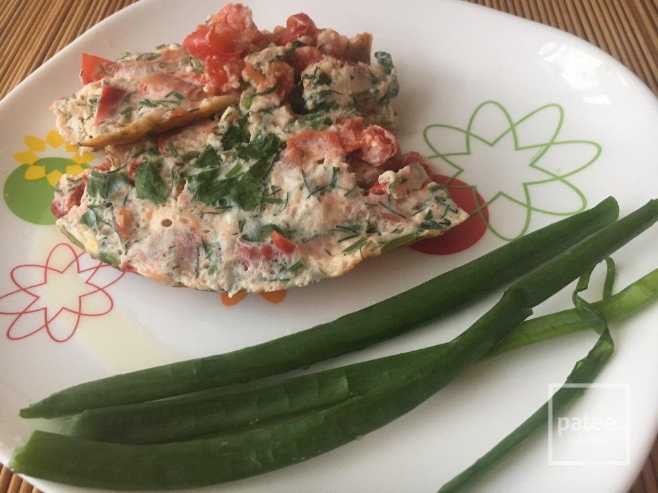 Пп омлет с овощами - Шаг 1