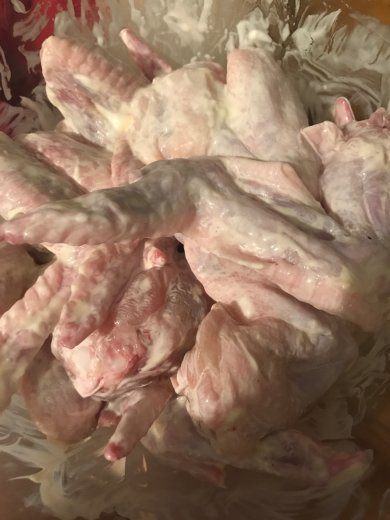 Крылышки с картошкой - Шаг 1