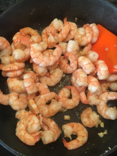 Чечевичное рагу с креветками - Шаг 4