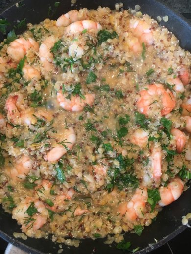 Чечевичное рагу с креветками - Шаг 5