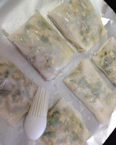 Хрустящие пирожки с сыром "Тофу" - Шаг 3