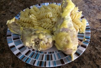 Куриные голени под майонезным соусом