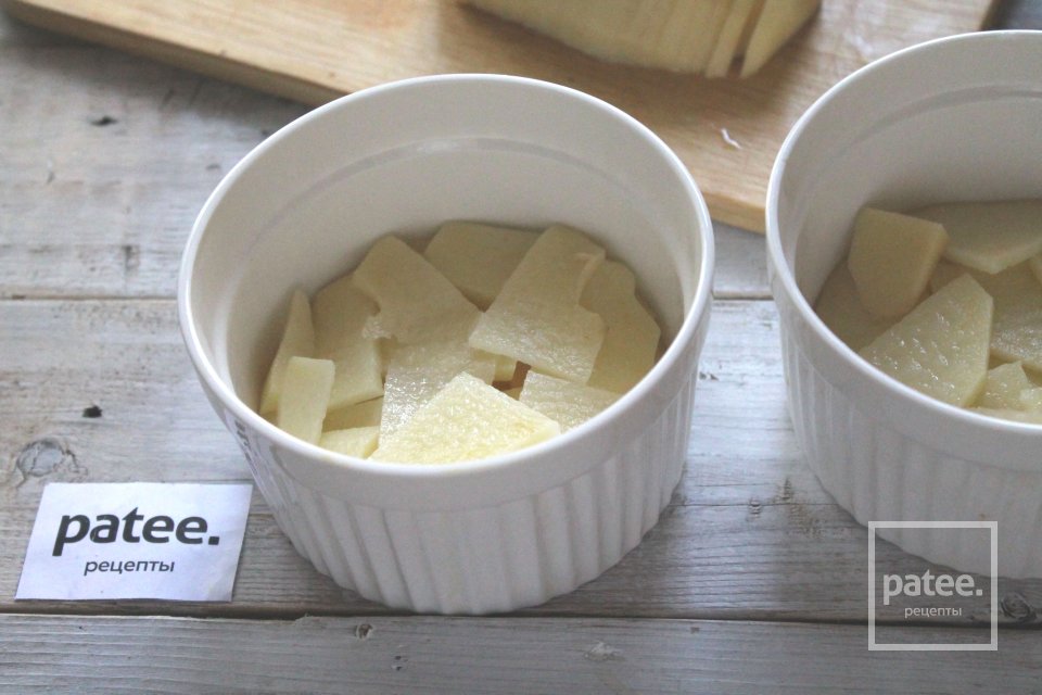 Картофельная запеканка с сайрой - Шаг 4