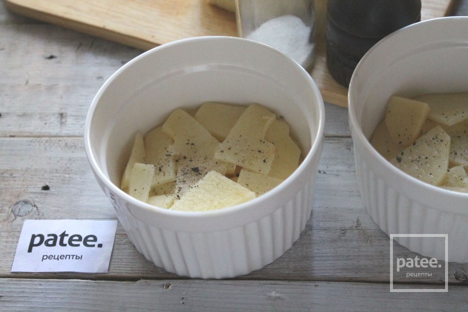 Картофельная запеканка с сайрой - Шаг 5