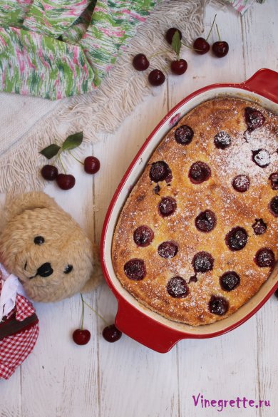 Манная запеканка с вишней - Шаг 11