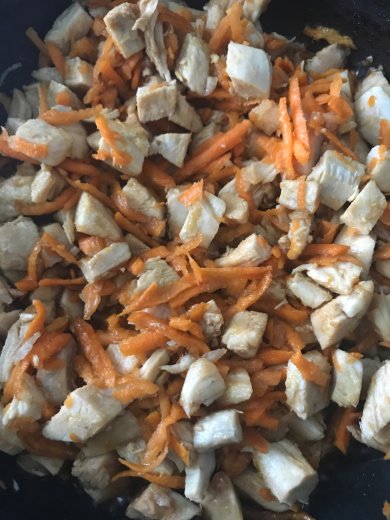 Салат из фунчозы с курицей - Шаг 5