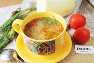 Суп из кабачков с курицей