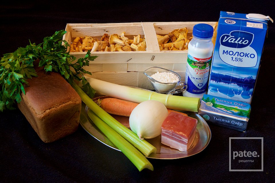 Крем-суп из лисичек - Шаг 1