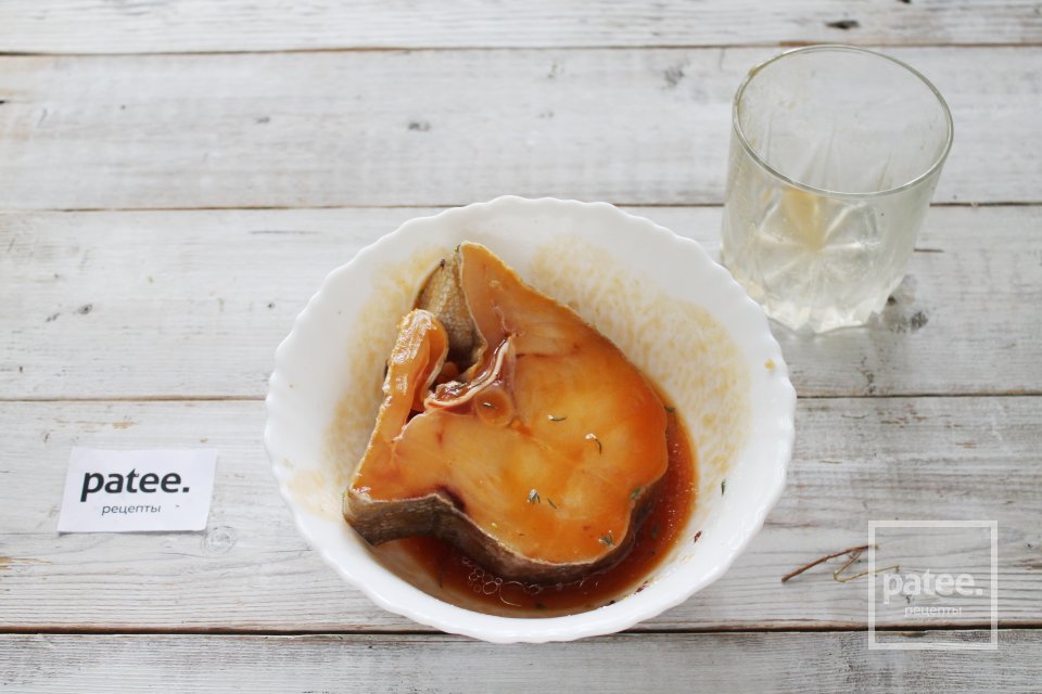 Стейк трески с томатным соком в духовке - Шаг 5