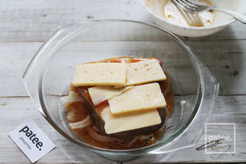 Стейк трески с томатным соком в духовке - Шаг 9