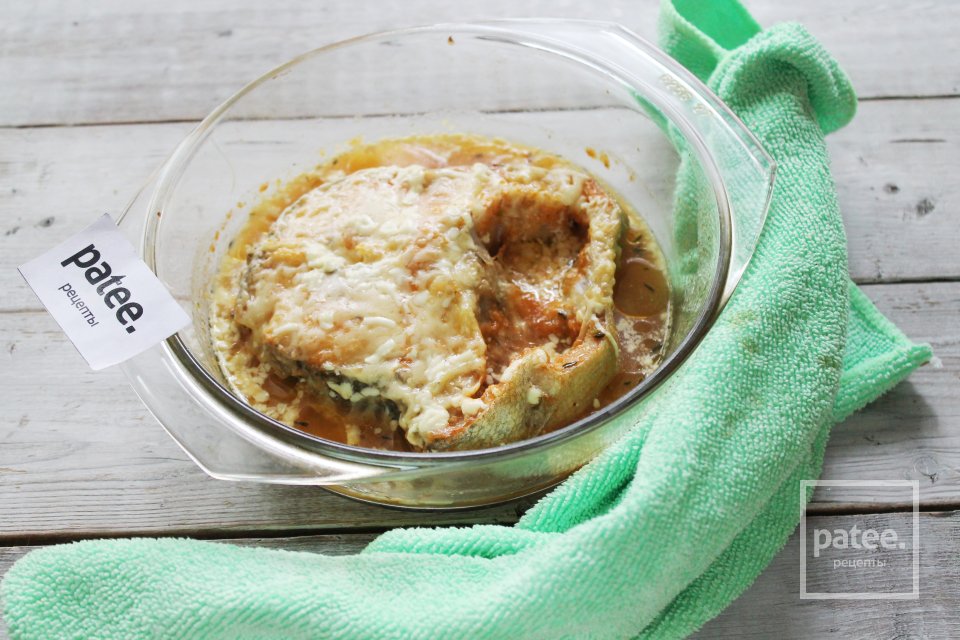 Стейк трески с томатным соком в духовке - Шаг 11