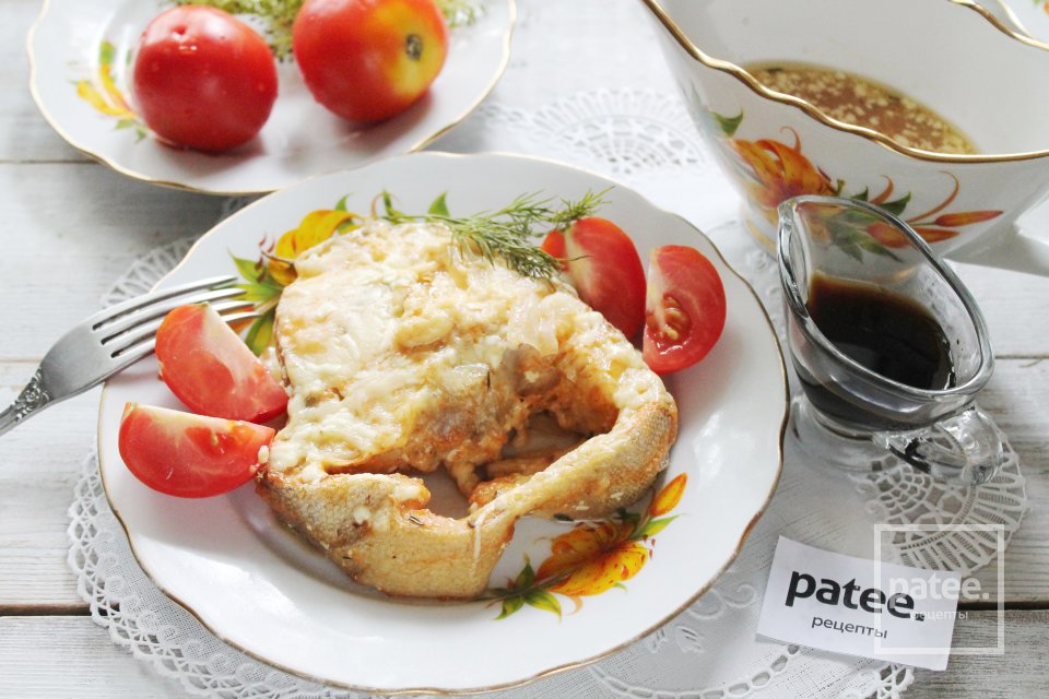 Стейк трески с томатным соком в духовке - Шаг 12