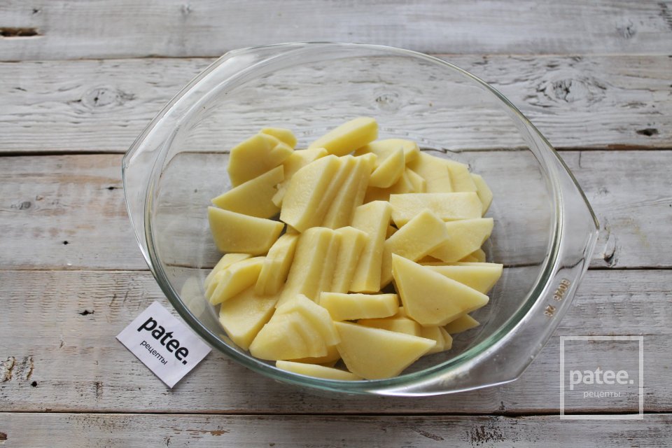 Треска с картошкой и тимьяном в духовке - Шаг 4