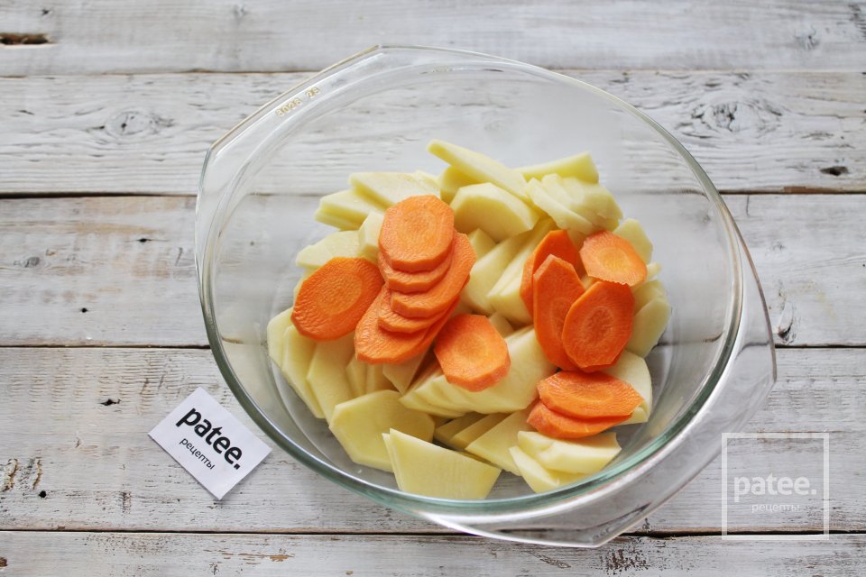 Треска с картошкой и тимьяном в духовке - Шаг 6