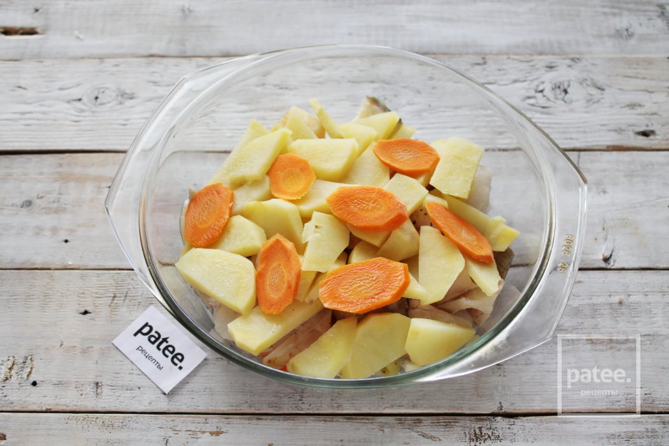 Треска с картошкой и тимьяном в духовке - Шаг 14