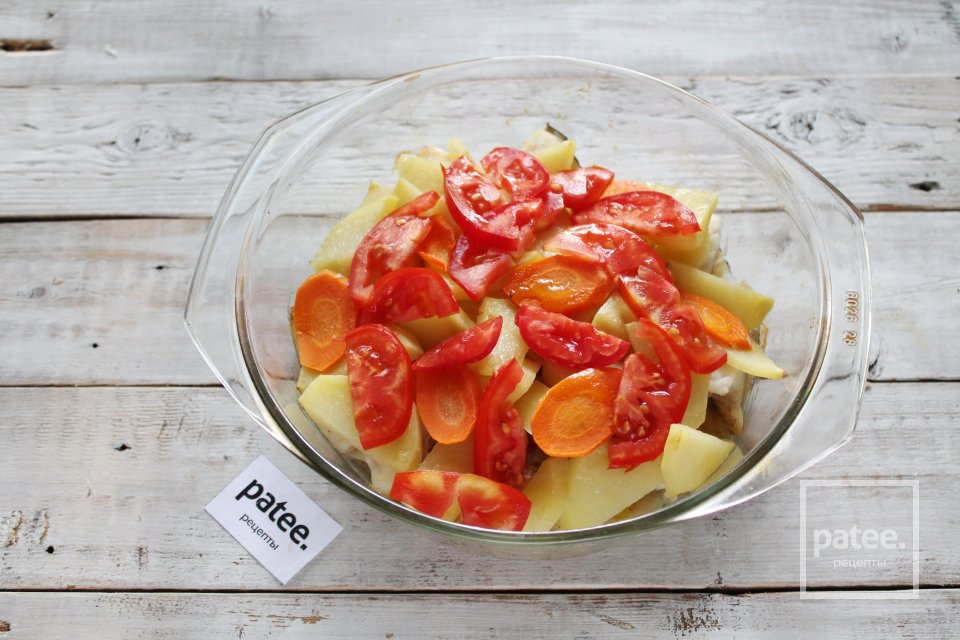 Треска с картошкой и тимьяном в духовке - Шаг 16