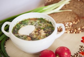 Окрошка на квасе