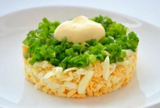 Слоёный салат «Полянка»