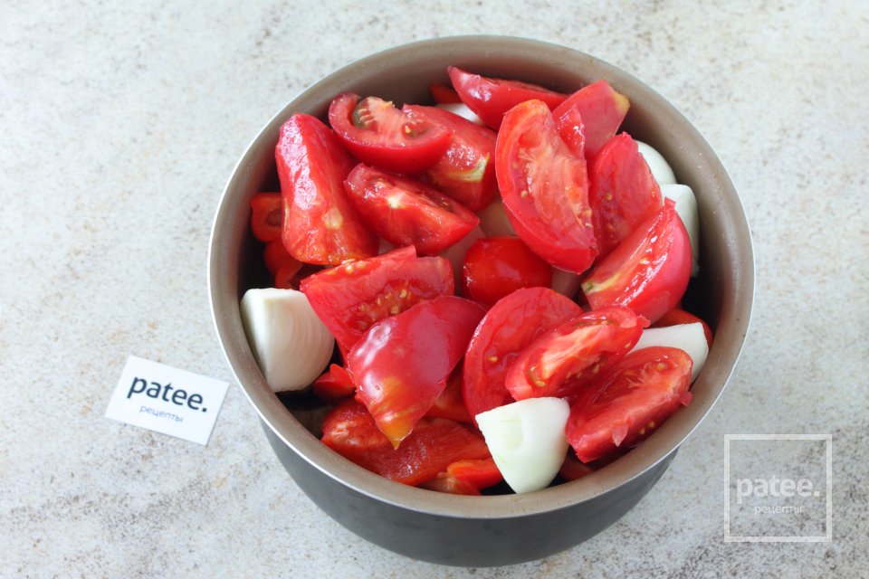 Салат "Баклажаны с овощами на зиму" - Шаг 8