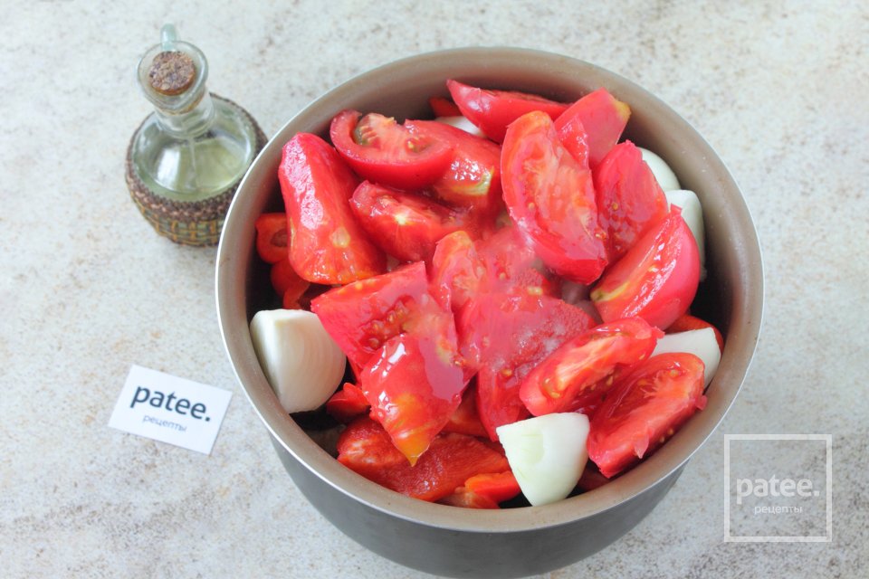 Салат "Баклажаны с овощами на зиму" - Шаг 9