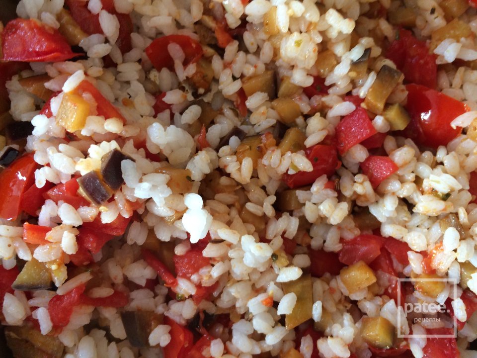 Рис 🍚 с баклажаном 🍆 - Шаг 6