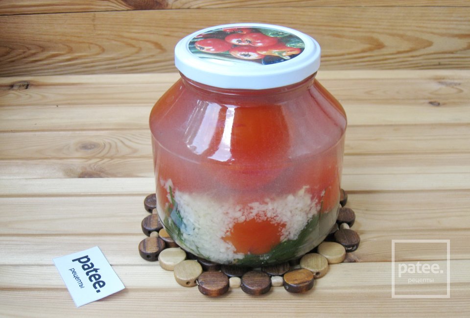 Маринованные помидоры "под снегом" - Шаг 12