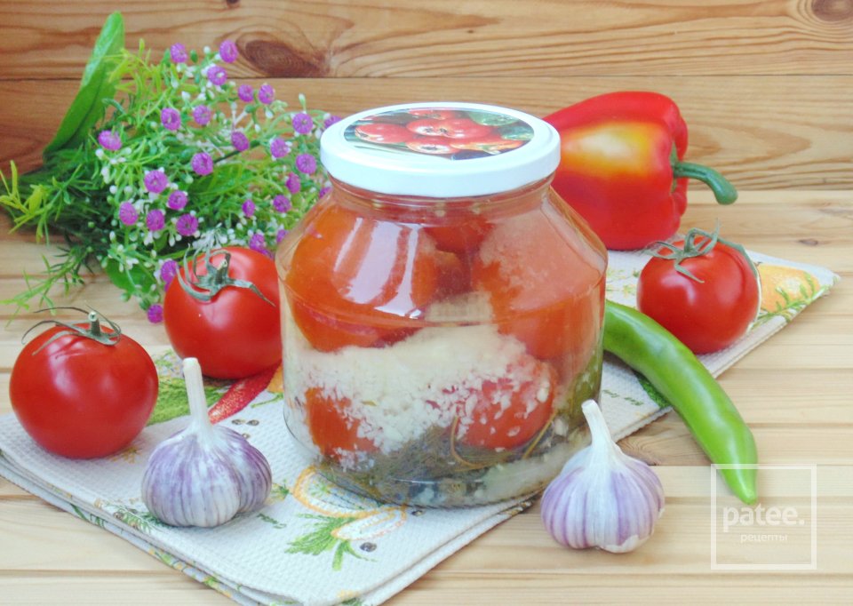 Маринованные помидоры "под снегом" - Шаг 14