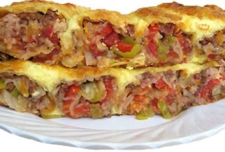 ЗАПЕКАНКА В ЛАВАШЕ