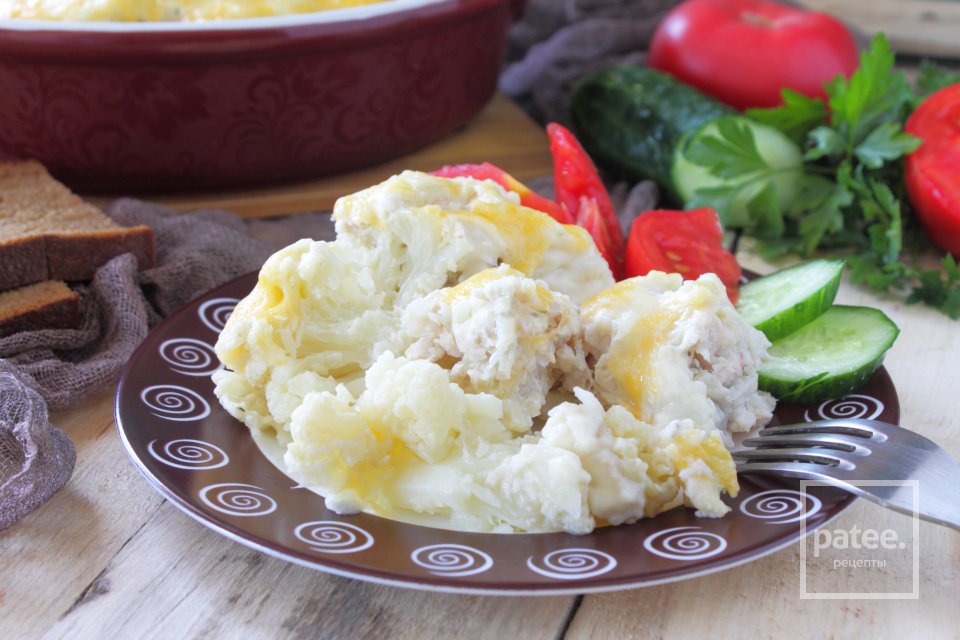 Куриные фрикадельки запеченные с сыром и цветной капустой - Шаг 19