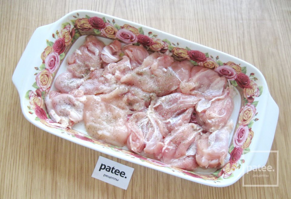 Куриное филе с кабачками в духовке - Шаг 3