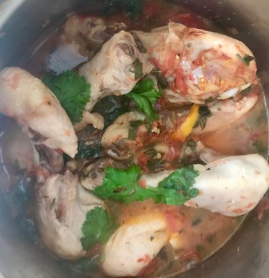 Чахохбили из куриных голеней - Шаг 1