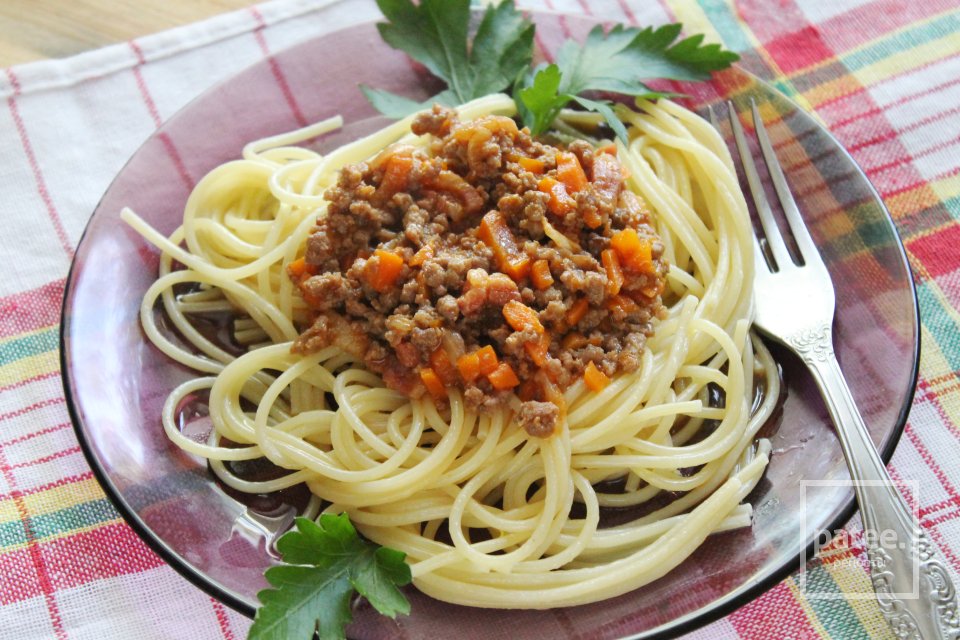 Спагетти болоньезе - Шаг 17