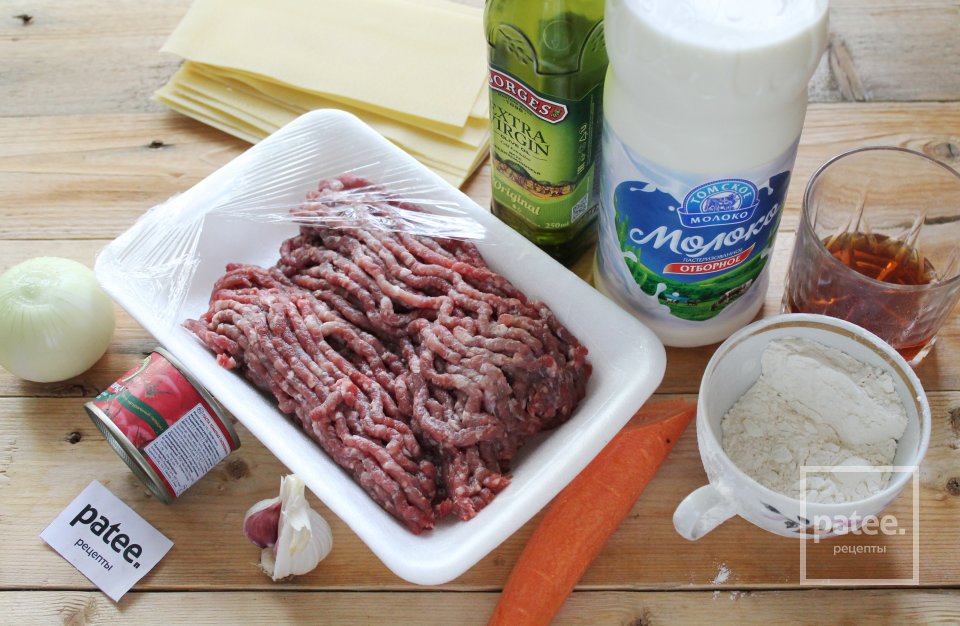 Лазанья мясная - Шаг 1