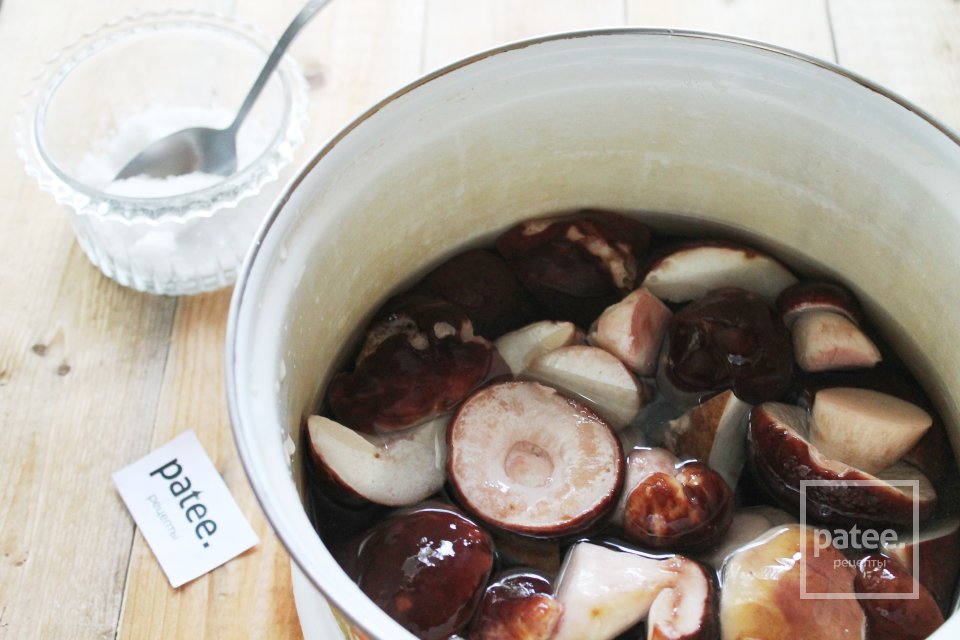 Маринованные белые грибы - Шаг 5