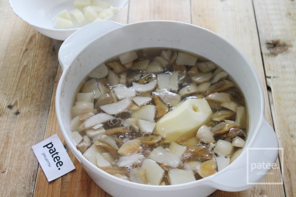 Грибной суп из белых грибов - Шаг 6