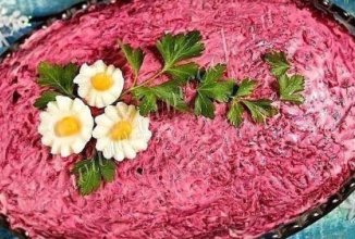 Салат «скумбрия под шубой»