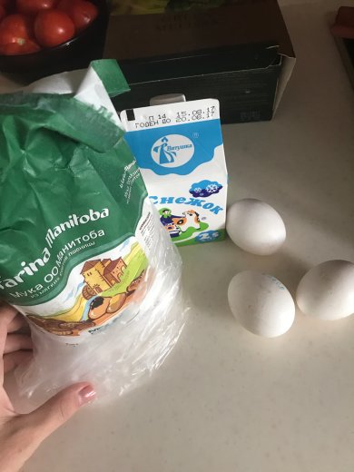 Панкейки 🍯 - Шаг 1