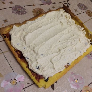 Бисквитный рулет - Шаг 12